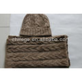 2013 fashion winter cashmere scarfs & hats set